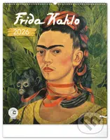 NOTIQUE Nástenný kalendár Frida Kahlo 2026 (univerzálne kalendárium)