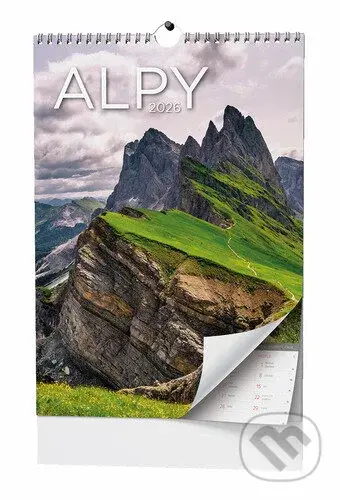 Alpy 2026 - nástěnný kalendář