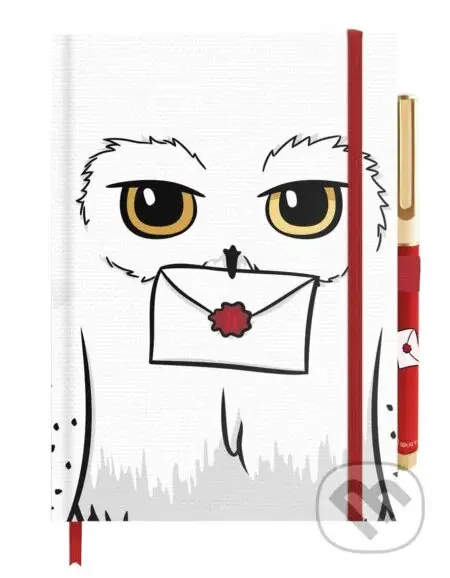 Premium poznámkový blok s perom Harry Potter: Hedviga