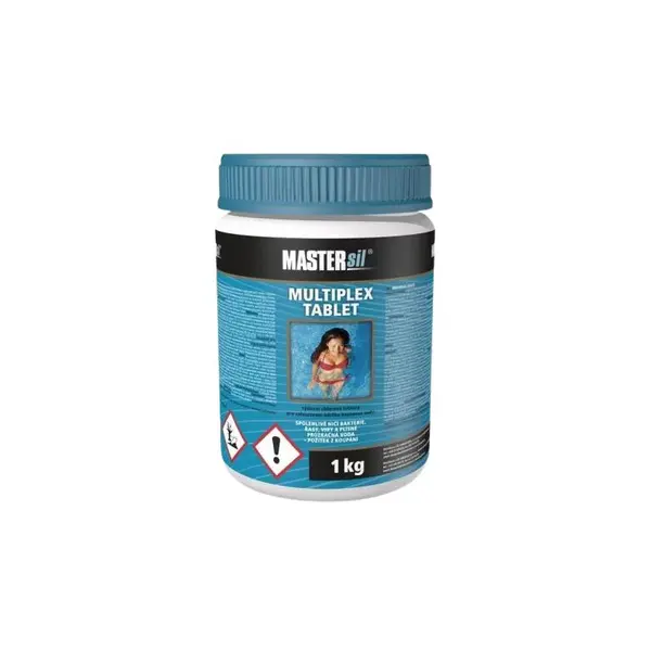 MASTERSIL tablety do bazénov 1kg Multiplex