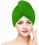 Chanar Rýchloschnúci froté turban na vlasy, pistáciový