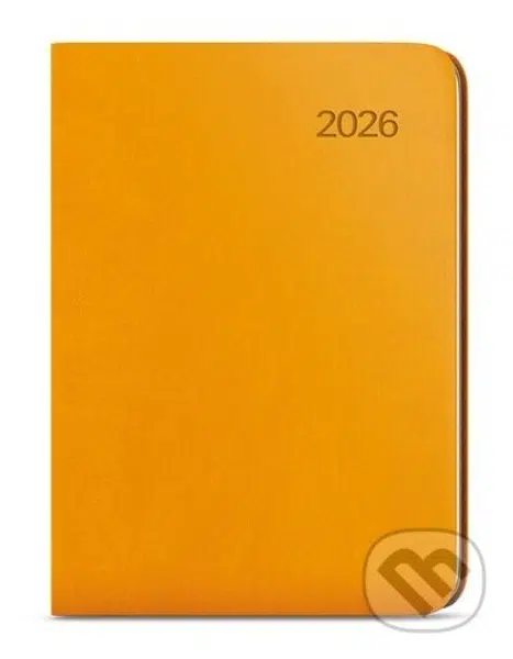 Týdenní diář 2026 Zoro Vivella A5 okrová (verso)
