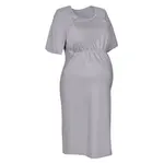 Dámska tehotenská/dojčiaca nočná košeľa Luna, sivá, veľ. XL