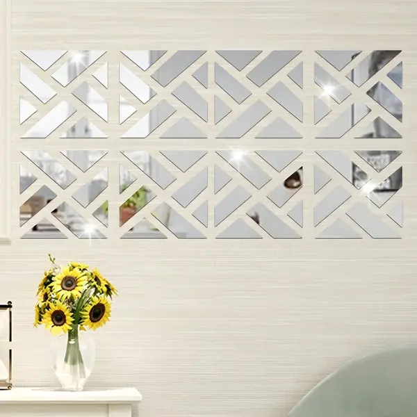 Zrkadlové samolepky na stenu H16825