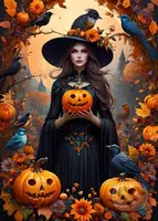 Halloween čarodejnica