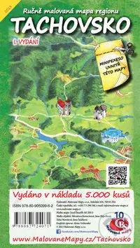 Tachovsko (Ručně malovaná mapa)