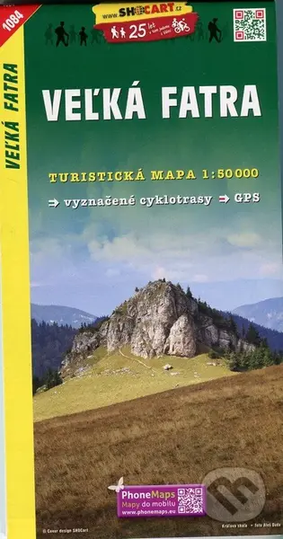Veľká Fatra 1:50 000 (Turistická mapa 1084)