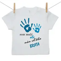 Boodyy Tričko s krátkym rukávom Som malý ale mám veľkého brata 74 (6-9 mesiacov)