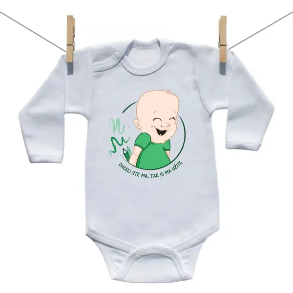 Boodyy Body s dlhým rukávom Chceli ste ma tak si to teraz užite Chlapec 92 (18-24 mesiacov)