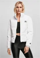 Women's quilted jacket Starter Logo white