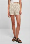 AOP Viscose Resort Women's Soft-Seagrass Flower Shorts