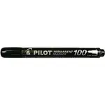 Pilot Permanentný alkoholový popisovač 100 1mm čierny 10ks-Pilot
