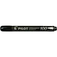 Pilot Permanentný alkoholový popisovač 100 1mm čierny 10ks-Pilot