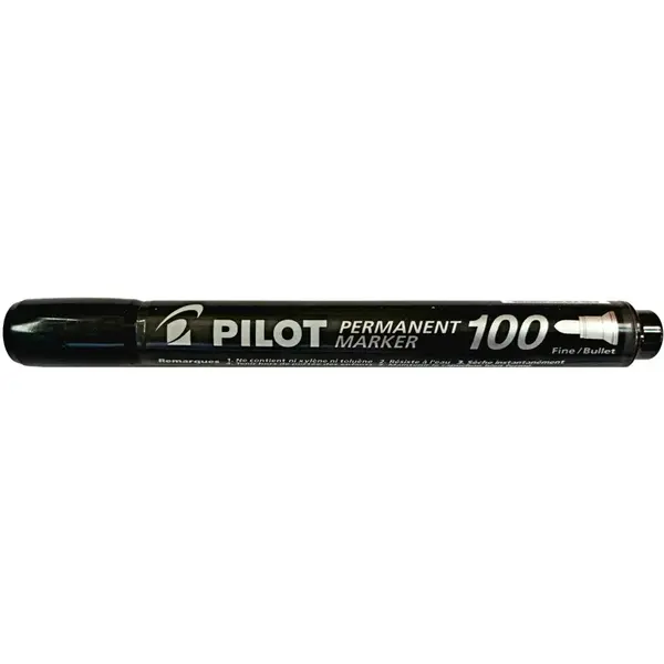 Pilot Permanentný alkoholový popisovač 100 1mm čierny 10ks-Pilot