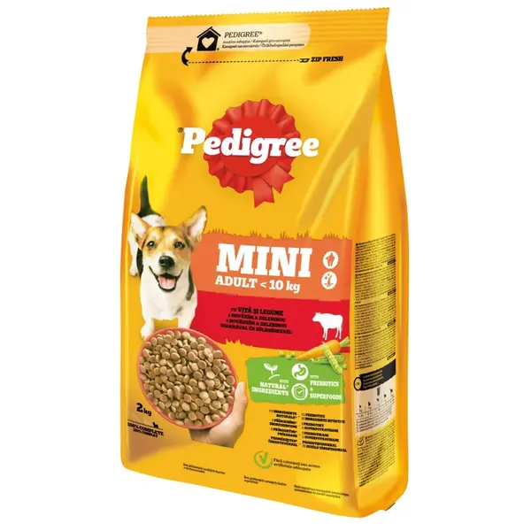 PEDIGREE Granule Mini s hovädzím a zeleninou 2kg