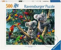 Koaly na stromě - puzzle z kategorie Zvířata