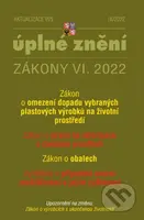 Aktualizace VI/5 / 2022 - Zákon o obalech (Zákon o omezení dopadu vybraných plastových výrobků na životní prostředí)
