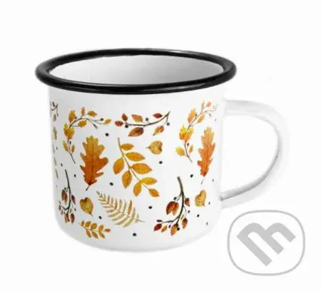 Smaltovaný hrnček Jeseň