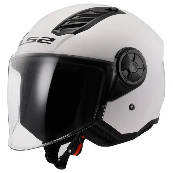 Moto přilba LS2 OF616 Airflow II Solid Gloss White L (59-60)