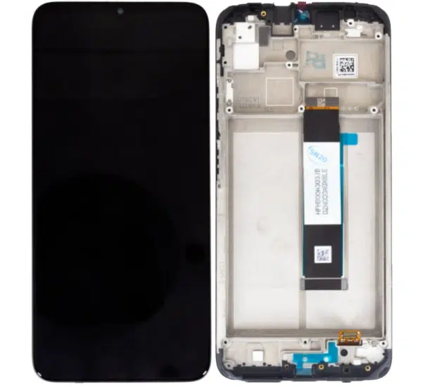 LCD + dotyk + přední kryt pro Xiaomi Redmi 9T, Poco M3 black