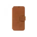 Kožené pouzdro typu kniha FIXED ProFit pro Apple iPhone 14 Pro, hnědá