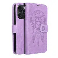 Flipové pouzdro MEZZO Book case pro Apple iPhone 15 Pro, dreamcatcher purple