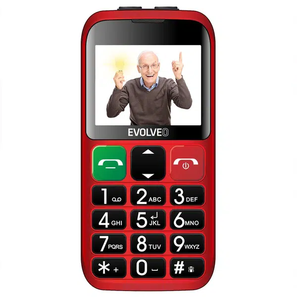Evolveo EasyPhone ET červená