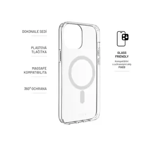 Zadní kryt FIXED MagPure s podporou Magsafe pro Samsung Galaxy A36 5G, čirá
