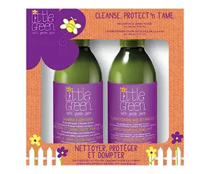 Dárková sada na vlasy pro děti Little Green Cleanse, Protect and Tame (0169955) + dárek zdarma