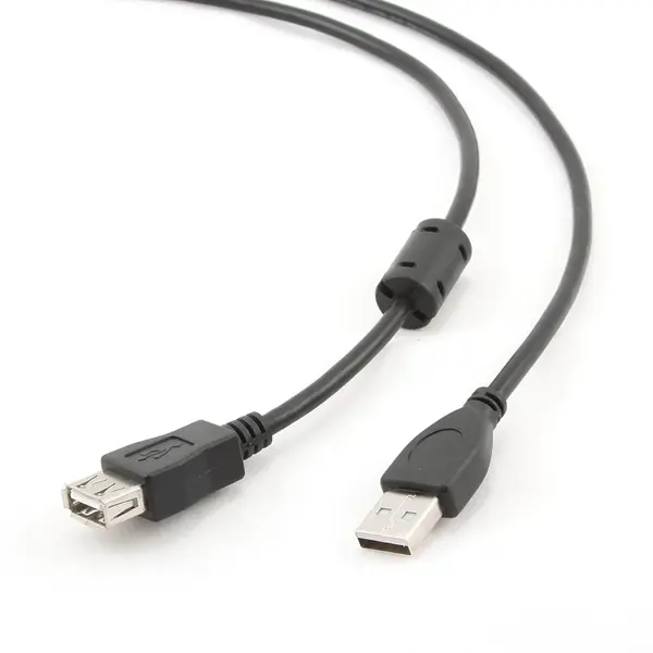Kabel CABLEXPERT CCF-USB2-AMAF-10 USB A-A 3m 2.0 prodlužovací HQ s ferritovým jádrem