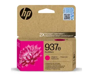 HP 937e 4S6W7NE EvoMore purpurová (magenta) originální cartridge