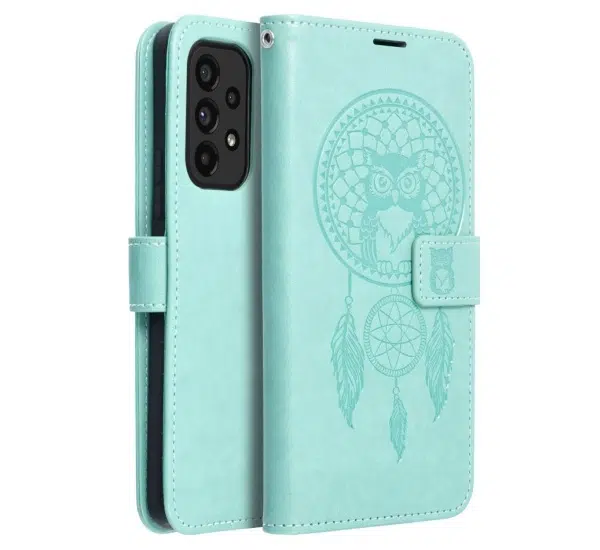 Flipové pouzdro MEZZO Book case pro Samsung Galaxy S25 Edge, dreamcatcher zelená