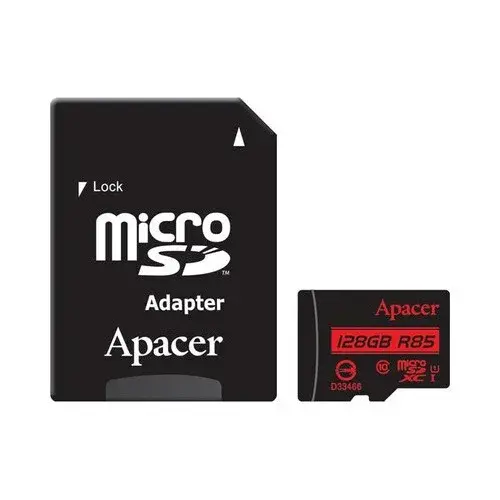 Apacer paměťová Endurance V30 A1, 128GB, micro SDXC, AP128GEDM1D09-R, UHS-I U3 (Class 10)