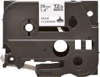 Kompatibilní páska s Brother TZe-CL6, 36mm x 4m, čisticí