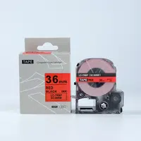 Epson LTS36RW, 36mm x 5m, červený tisk / bílý podklad, kompatibilní páska
