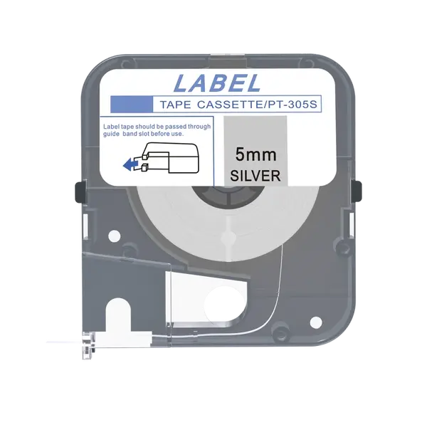 Max LM-305S, 5mm x 8m, stříbrná kompatibilní páska