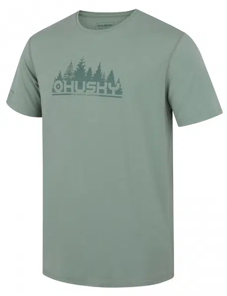 Husky Mertis M XXXL, faded green Pánské triko