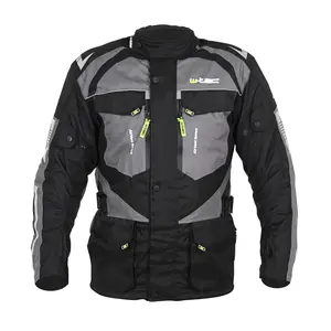 Pánská moto bunda W-TEC Burdys Evo černo-šedá XL
