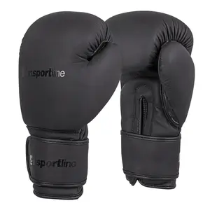 Boxerské rukavice inSPORTline Kuero černá 16oz