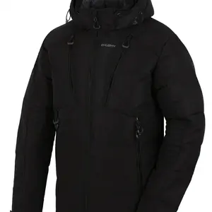 Husky Norel M S, black Pánská plněná zimní bunda