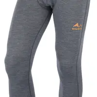 Husky Merea M XXL, dark grey/mustard Merino termoprádlo kalhoty