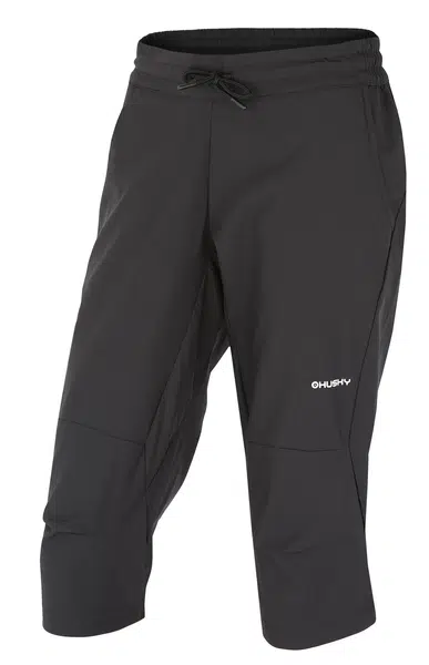 Husky Speedy L S, černá Dámské outdoorové 3/4 kalhoty