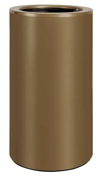 Válcový samozavlažovací květináč KAVA, více variant - Hobby Flower Barva: Bronzová, Rozměry: Ø 35 x 75