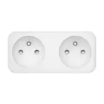 EVOLVEO Porta DUO F32, chytrá Wi-Fi dvojzásuvka s měřením spotřeby