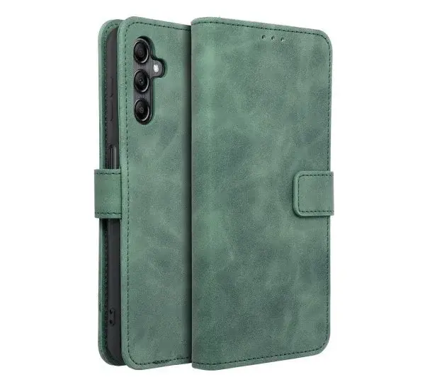 Flipové pouzdro TENDER pro Samsung Galaxy A14 4G / A14 5G, zelená