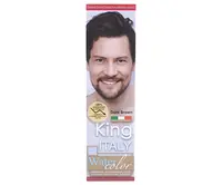 Permanentní barva pro muže na vlasy a vousy Kléral King Italy Water Color - tmavě hnědá (KIG01) + dárek zdarma