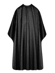 Kadeřnická pláštěnka na barvení a stříhání vlasů Sibel Dots - černá (6600548) + dárek zdarma