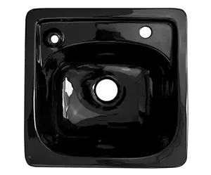 Keramické umyvadlo pro barber salony Detail DHS033 - černé (DHS033black) + dárek zdarma