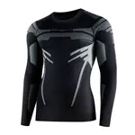 Pánské funkční triko Brubeck Dry s dlouhým rukávem Black/Graphite L