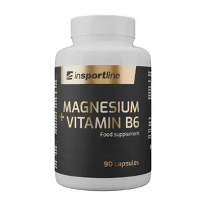 Doplněk stravy inSPORTline Magnesium+Vitamin B6, 90 kapslí